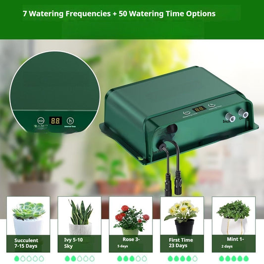 Automatisch water geven op zonne-energie: consistent groen, zonder stress