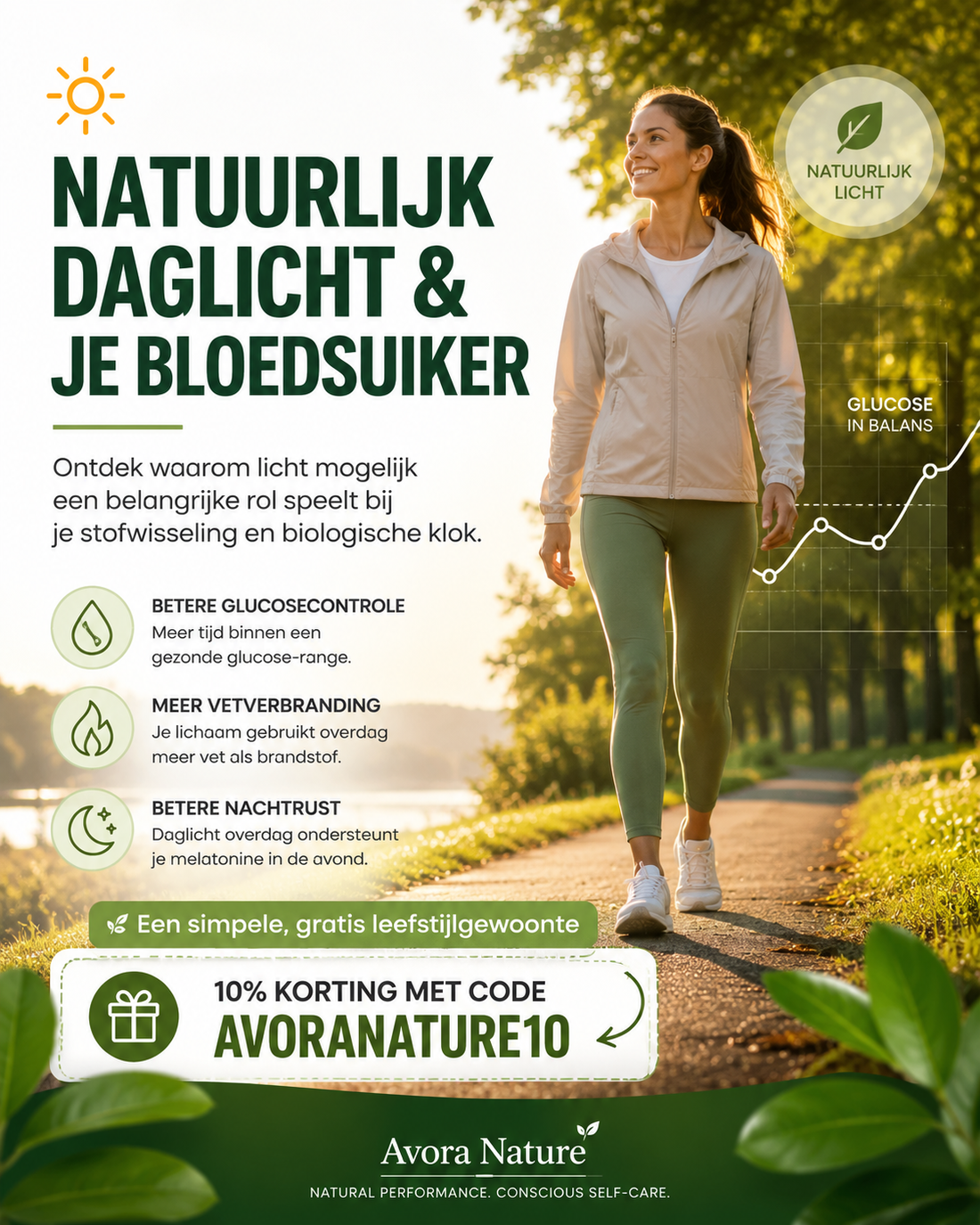 Natuurlijk daglicht: de gratis tool die je bloedsuikerspiegel kan helpen reguleren.