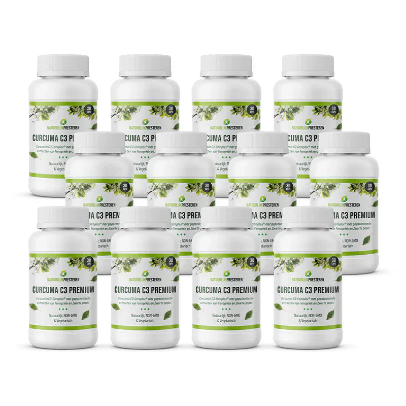 Curcuma C3 Premium Jaarbundel — Natuurlijke kracht met optimale opname