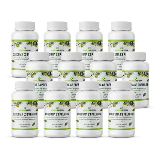 Curcuma C3 Premium Jaarbundel — Natuurlijke kracht met optimale opname