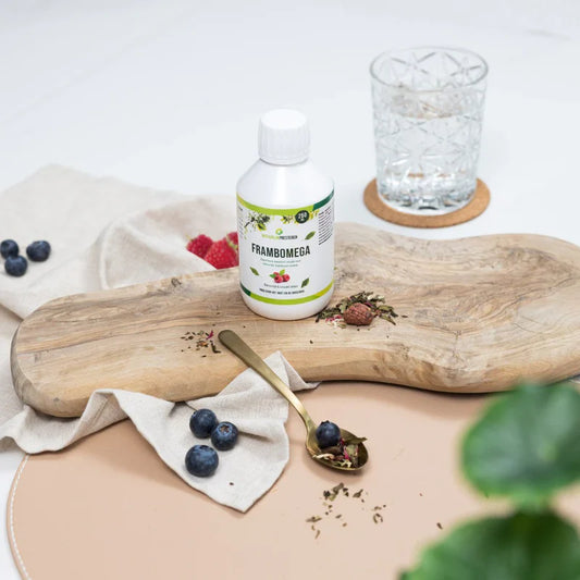 Omega 3 Vloeibaar Framboos – Pure ondersteuning voor hart, hersenen en ogen