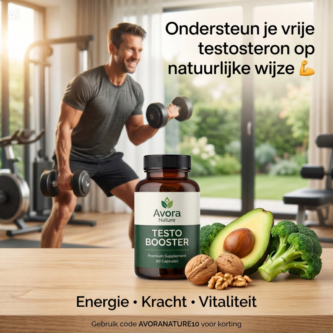 Zo verhoog je de hoeveelheid vrij testosteron in je lichaam.