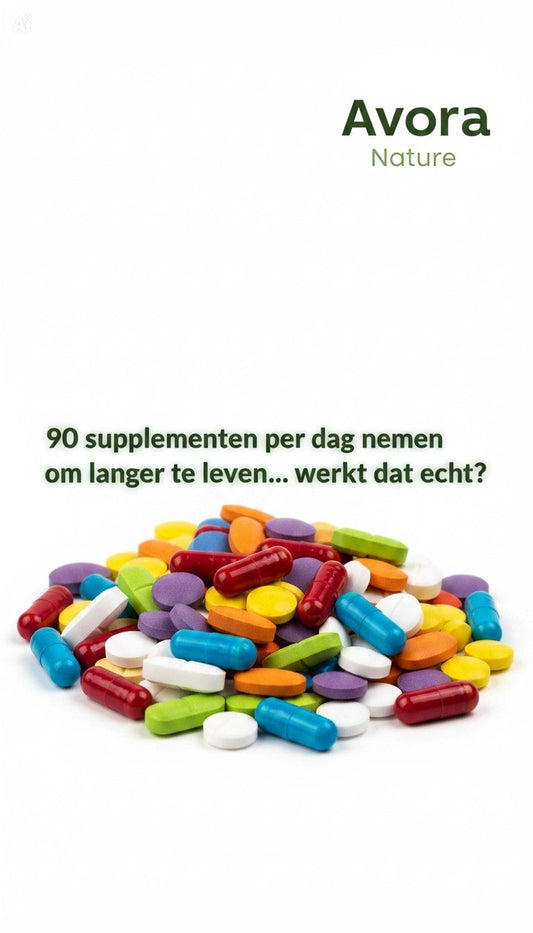 Kan je je leven verlengen door tientallen supplementen tegelijk te nemen?