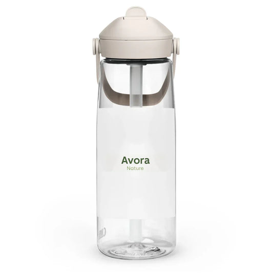 Flip Straw Water Bottle (650 ml)