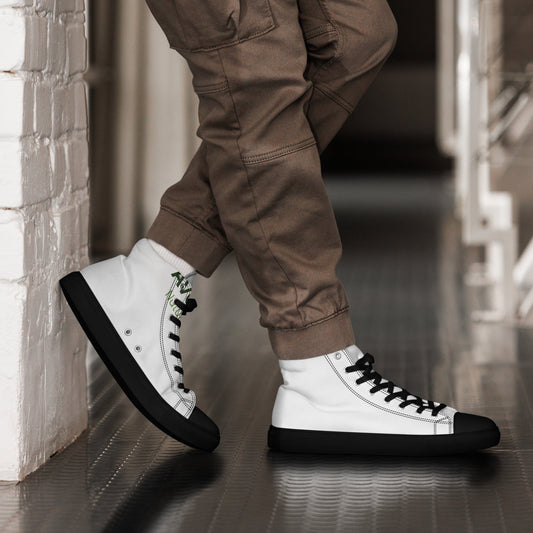 Heren High Top Canvas Sneakers – Trendy, Comfortabel & Sportieve Streetwear