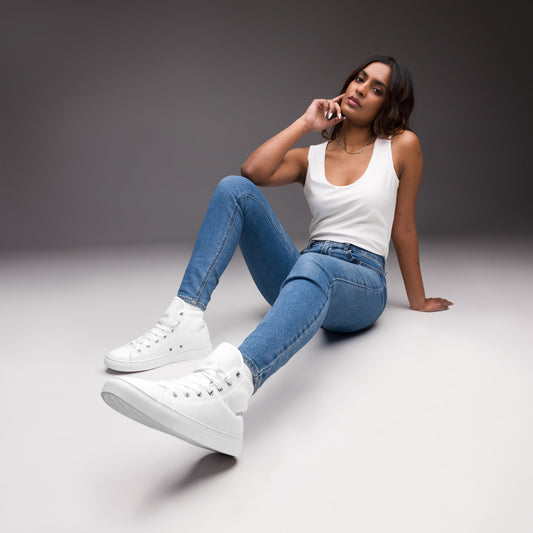 High Top Canvas Sneakers – Comfortabele & Stijlvolle Allround Schoenen